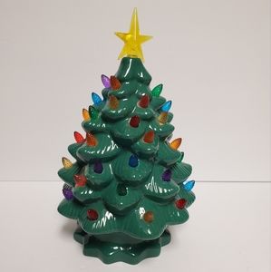 Ceramic Lighted Xmas Tree